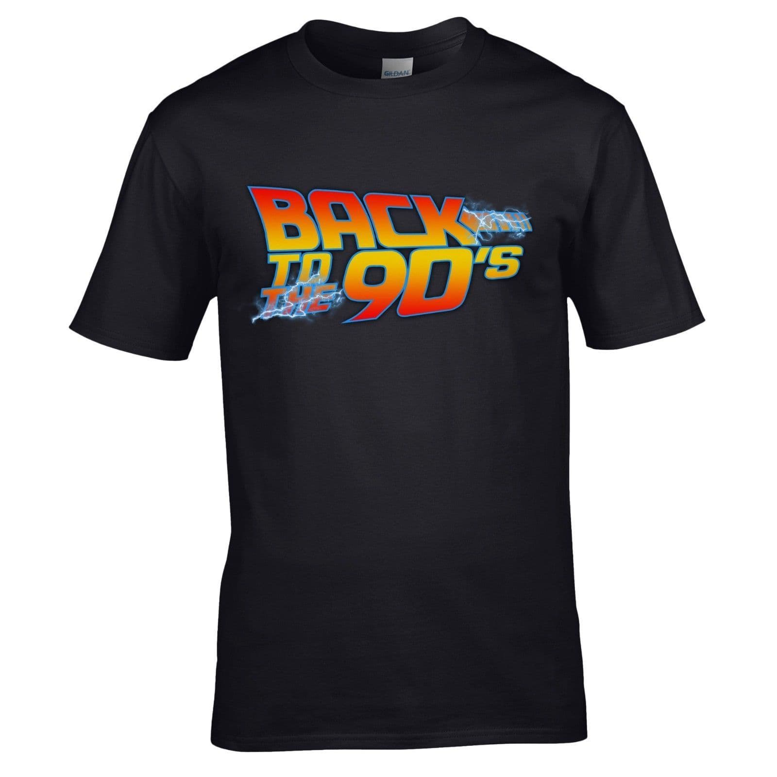 Back To The 90's Lightning T-Shirt - Fancy Dress Love 90s Party Dance Club Top