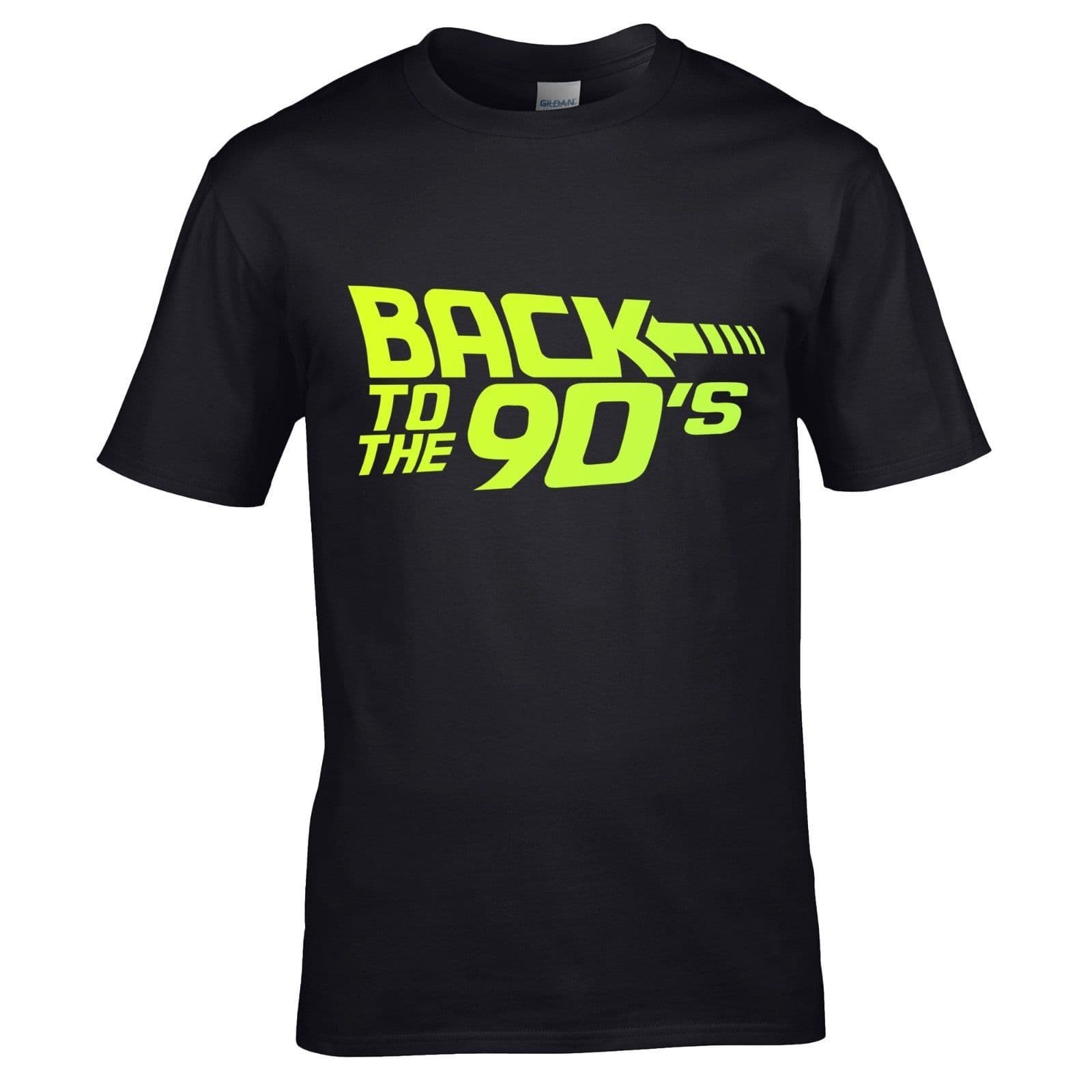 Back To The 90's T-Shirt - Fancy Dress Neon Print Love 90s Party Dance Club Top