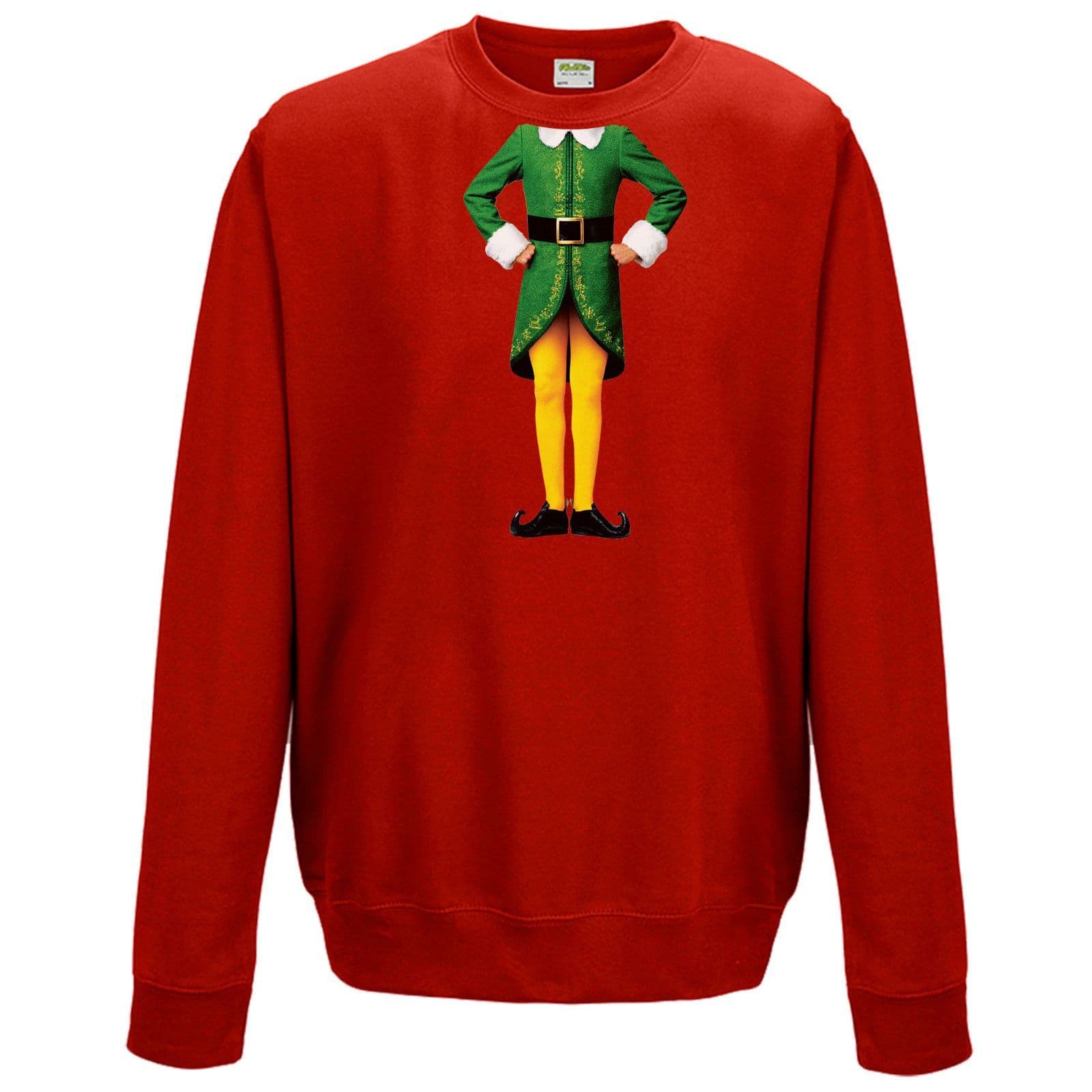 Elf Body Sweatshirt - Cute Christmas Humour Funny Buddy Festive Gift Jumper Top