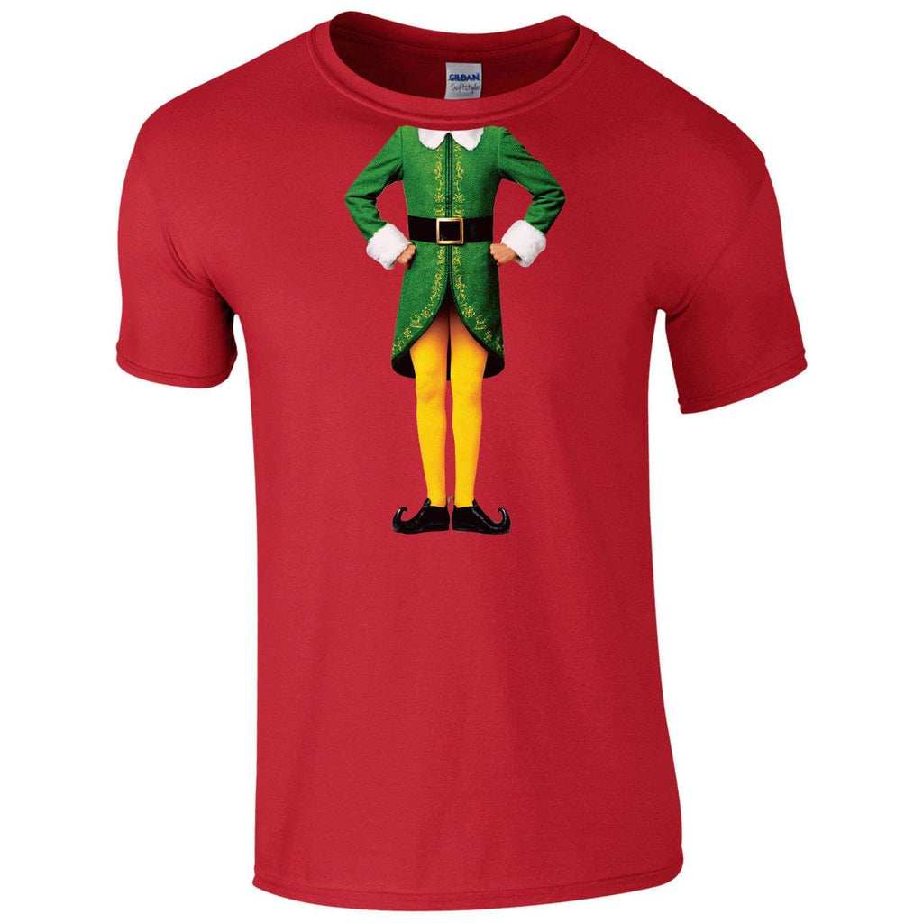 Elf Body T-Shirt - Cute Christmas Humour Funny Buddy Festive Gift Kids Mens Top