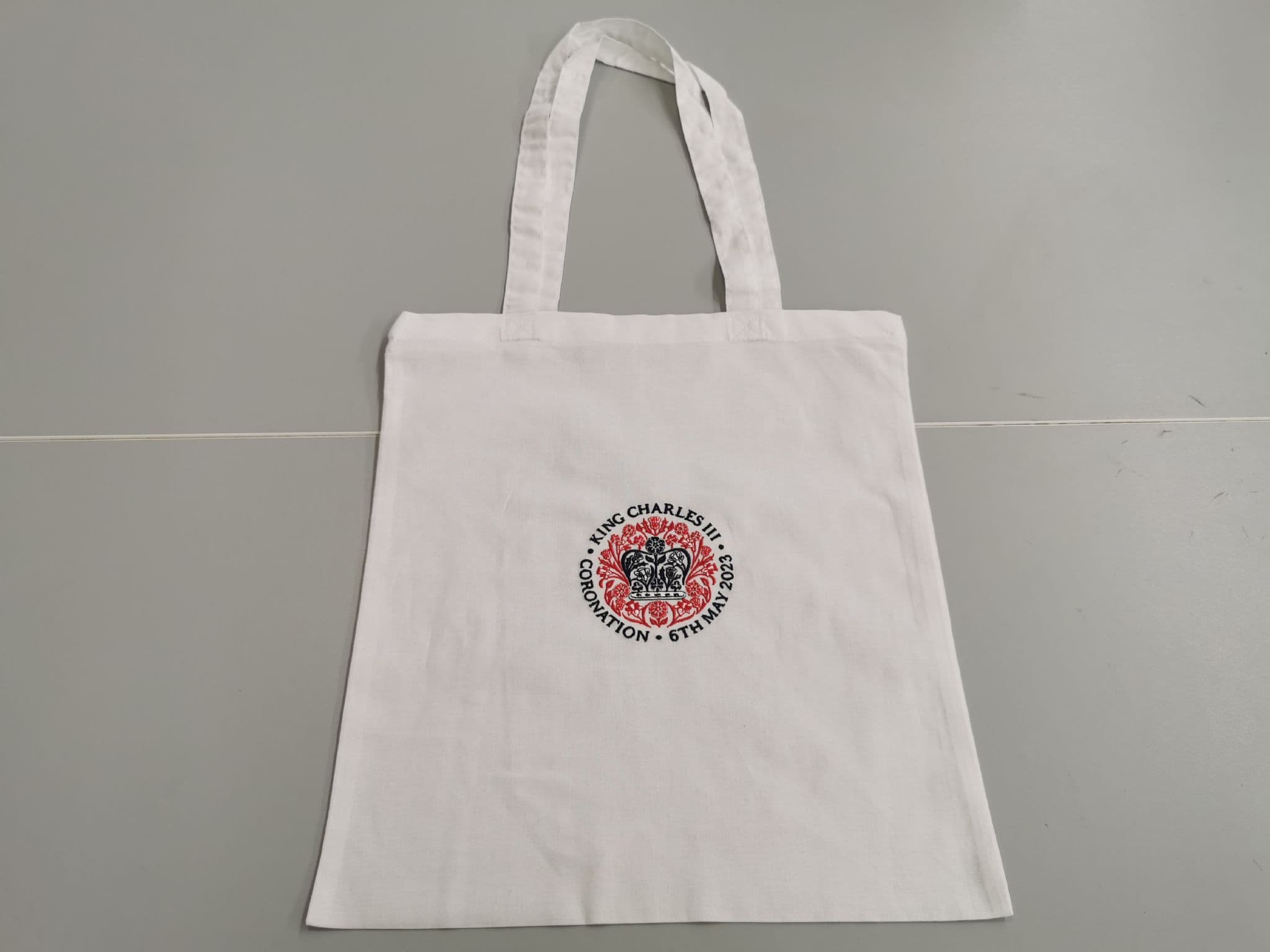 Embroidered Coronation Tote Bag
