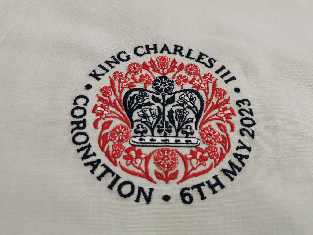Embroidered Coronation Tote Bag