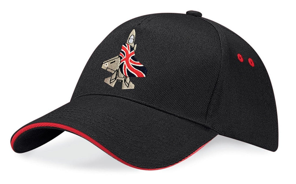 F-35 Fighter Union Jack Flag Flying Embroidered Aircraft Contrast Pilots Cap F35