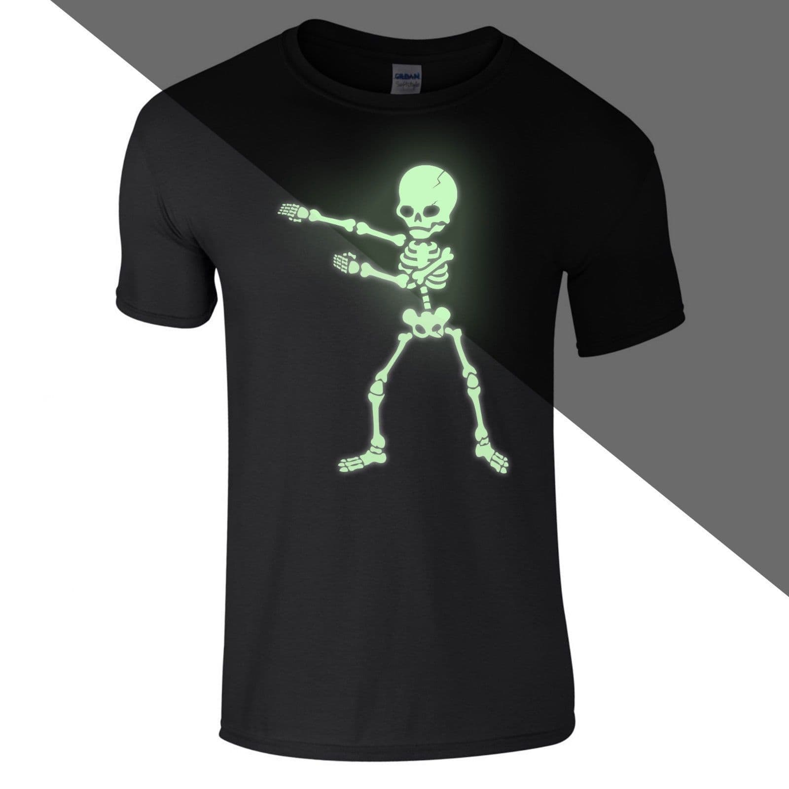 Flossing Skeleton Kids T-shirt - Halloween  Scary Kids Costume Fancy Dress Top