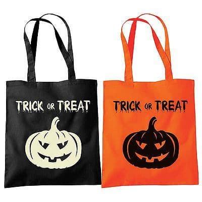Halloween Shopper Tote Bags - Various Trick or Treat Designs Fashion Sweets Bag