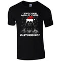 I Find Your Lack Of Cheer Disturbing T-Shirt Darth Vader Santa Hat Christmas Top