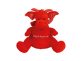 I love you Rwyn dy garu di Embroidered Red Dragon