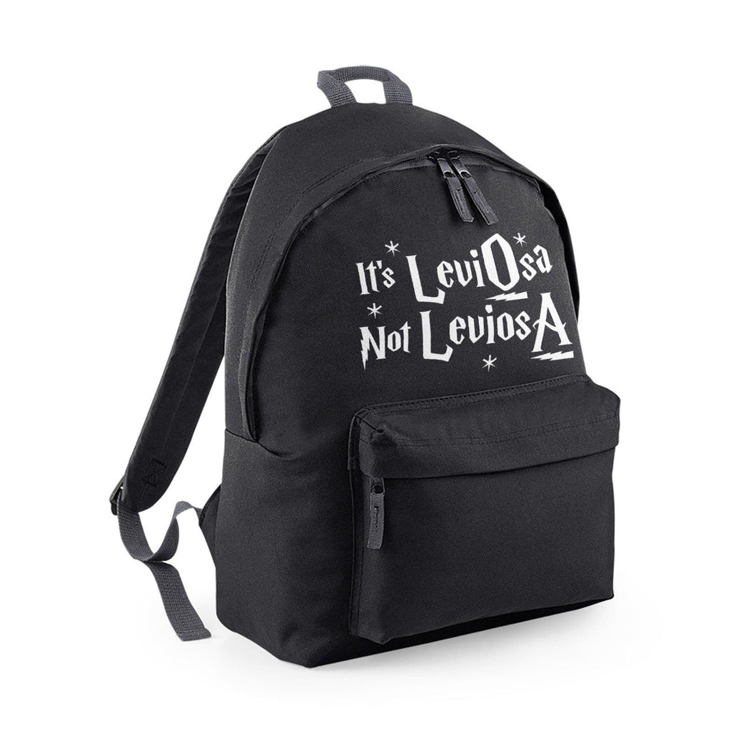 It's Leviosa Not Leviosa Backpack - Harry Wizard Wingardium School Bag Gift