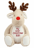 My First Christmas Embroidered Teddy