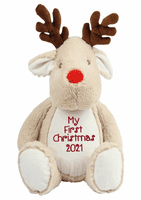 My First Christmas Embroidered Teddy