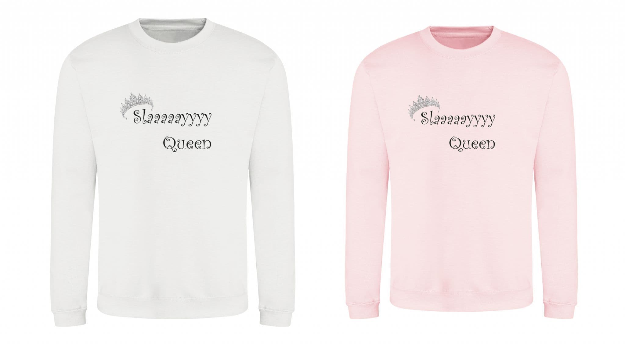 Slaaaaayyyy Queen  Kids Sweatshirt