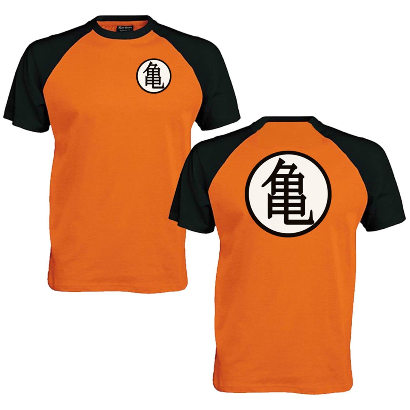 Turtle Chinese Training Symbol Baseball T-Shirt Dragon Anime Inspired Fan Top